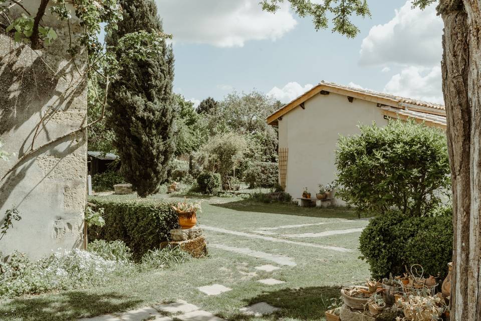 Chemin d’accès à la terrasse