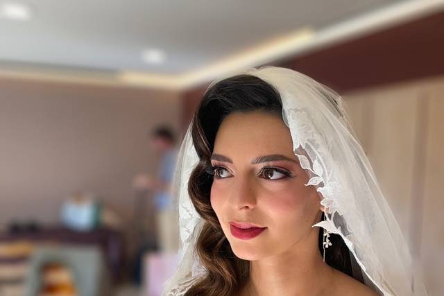 Maquillage mariée glamour