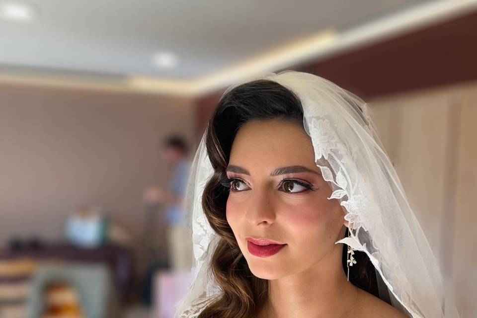 Maquillage mariée glamour