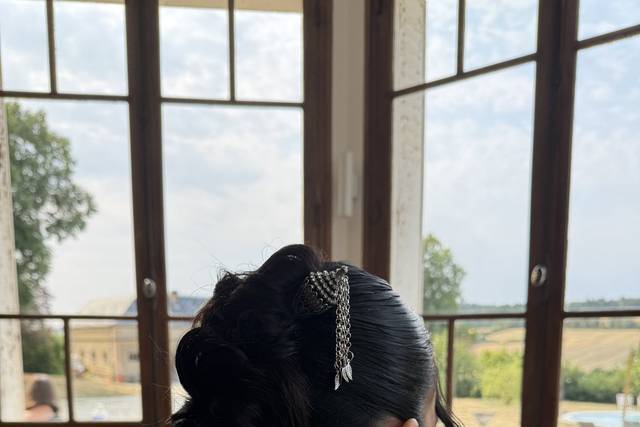 Chignon invitée