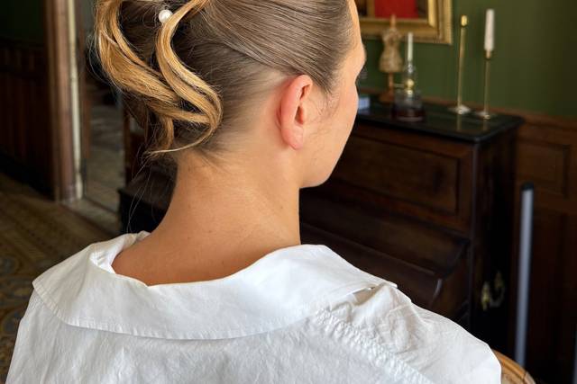 Chignon mariée jour j