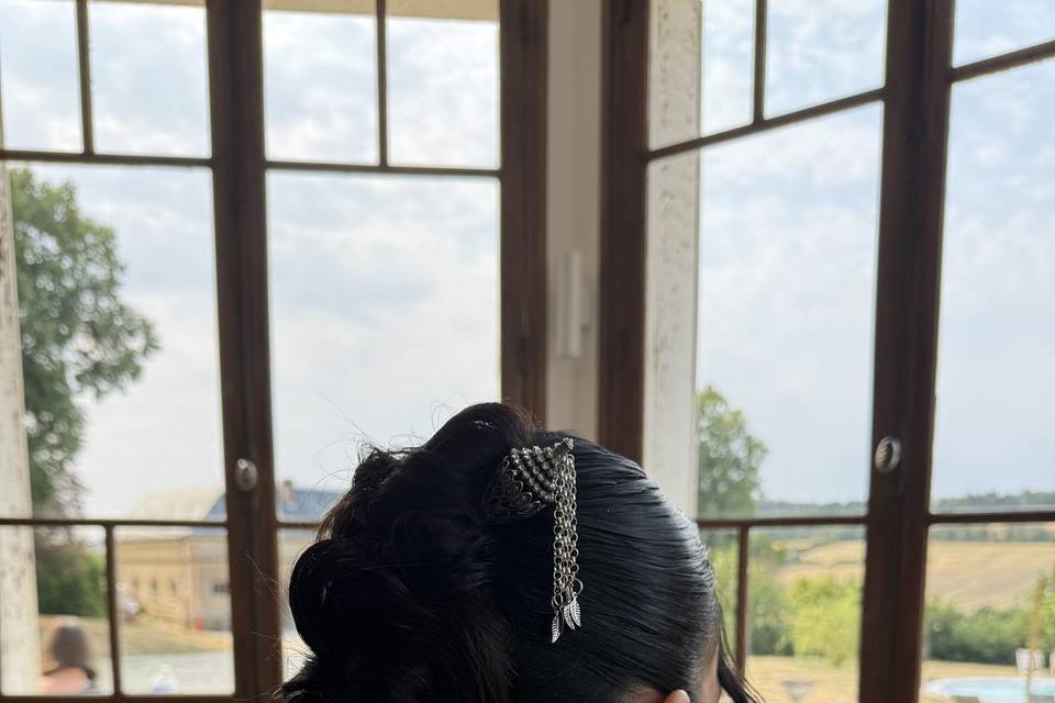 Chignon invitée