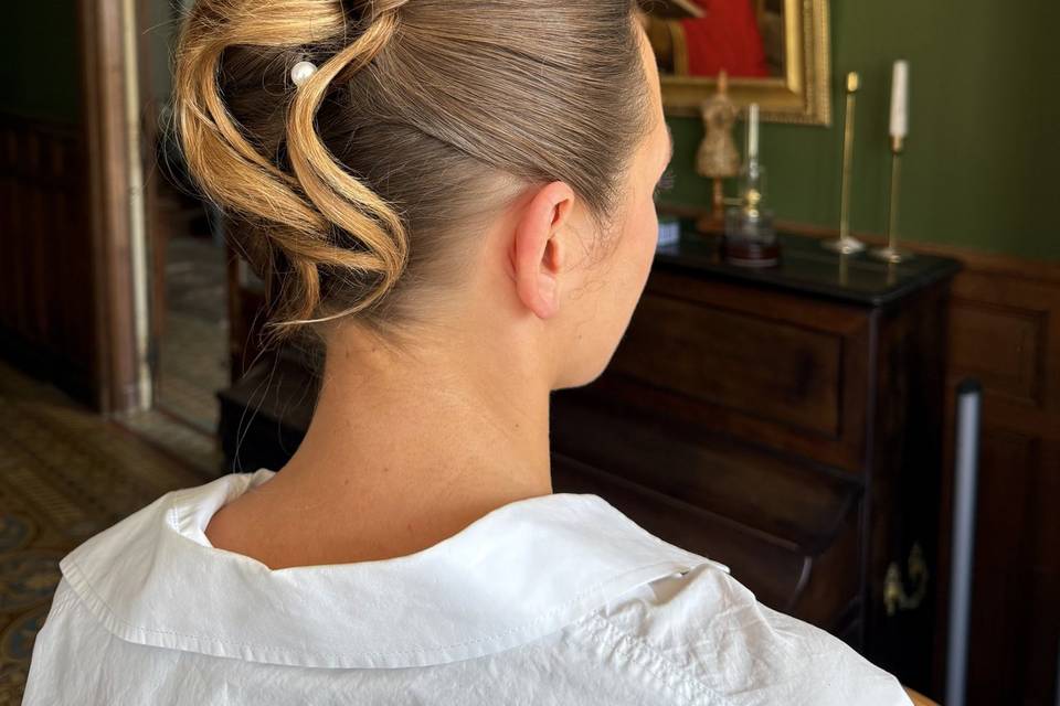 Chignon mariée jour j