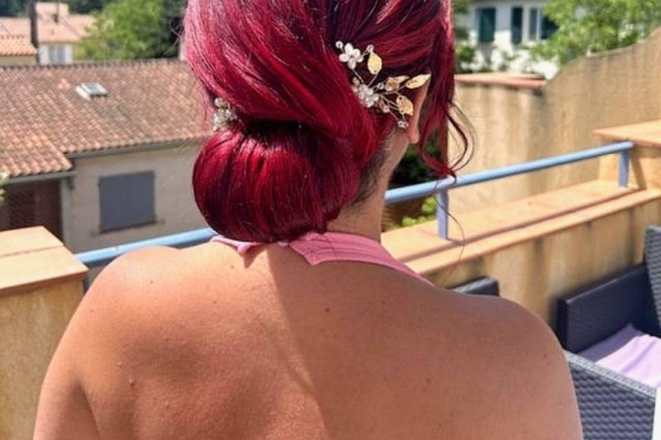 Hair makeup cortège