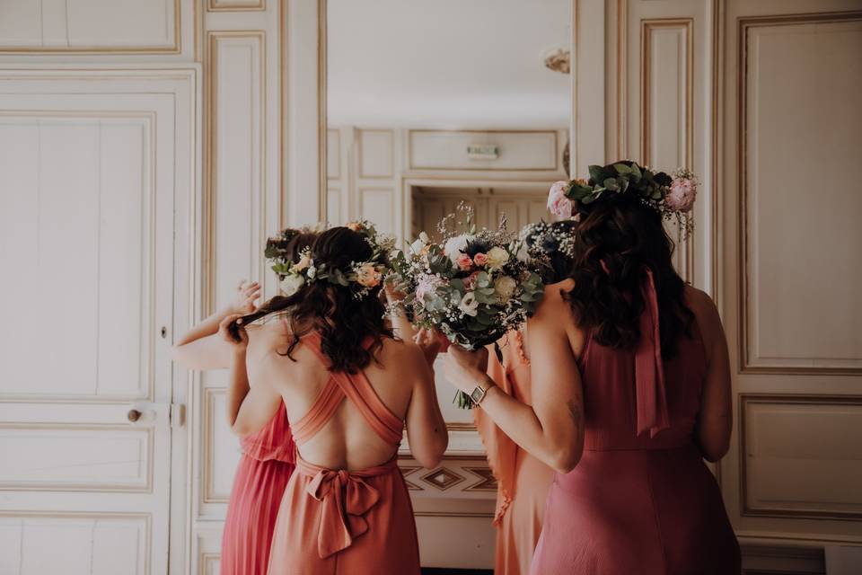Les demoiselles se préparent