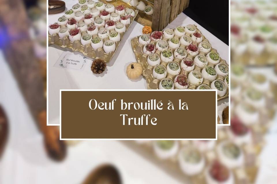 Œuf brouillé à la truffe