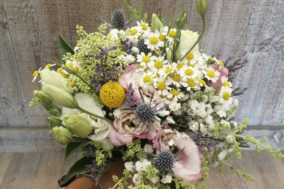 Bouquet de mariée champêtre
