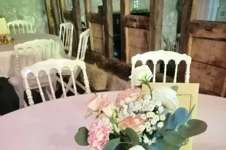 Décoration en petit vase