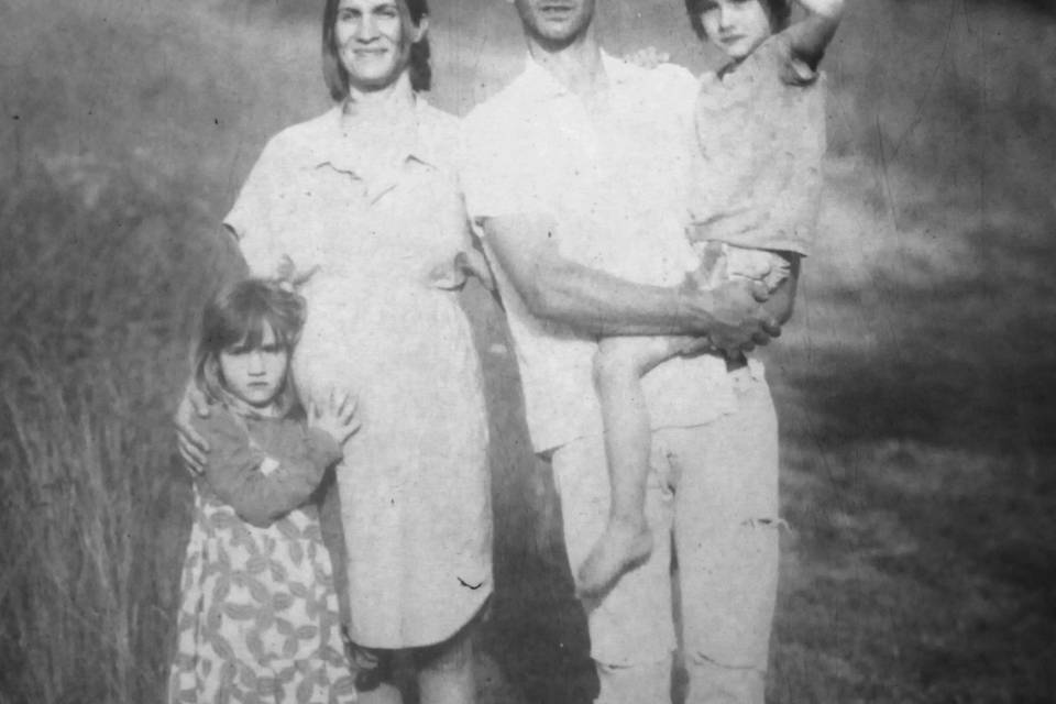 Famille en extérieur