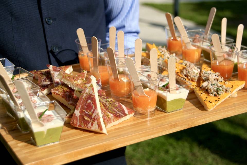 Exemples de Canapés & Verrines