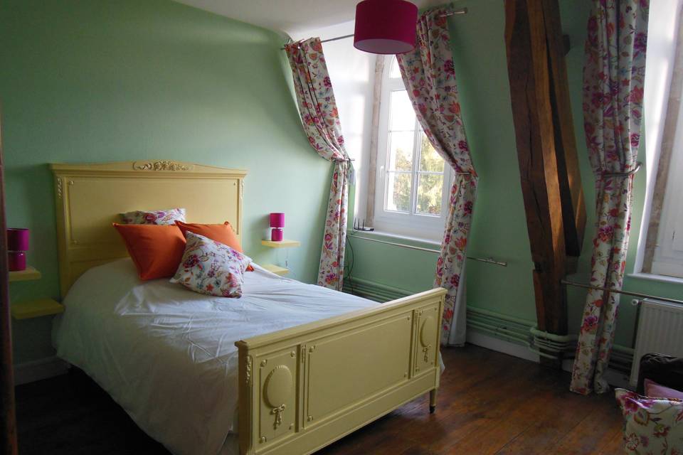 Chambre fleurie
