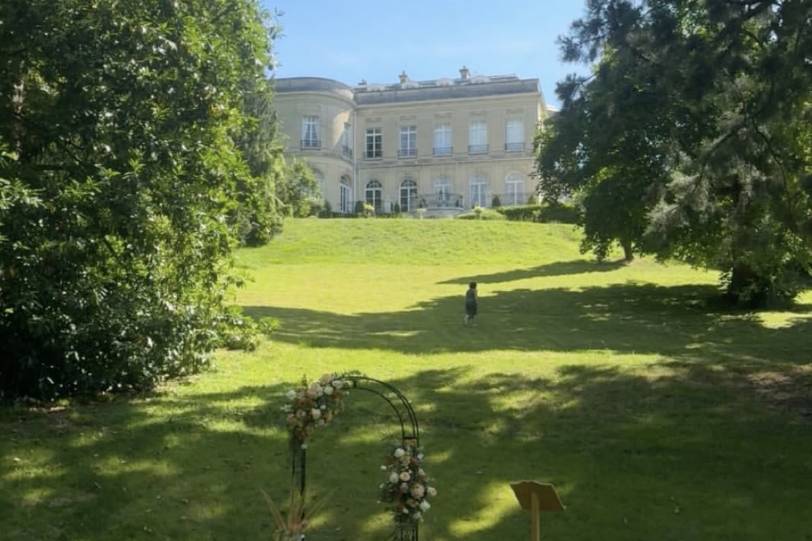 Cérémonie coté Parc