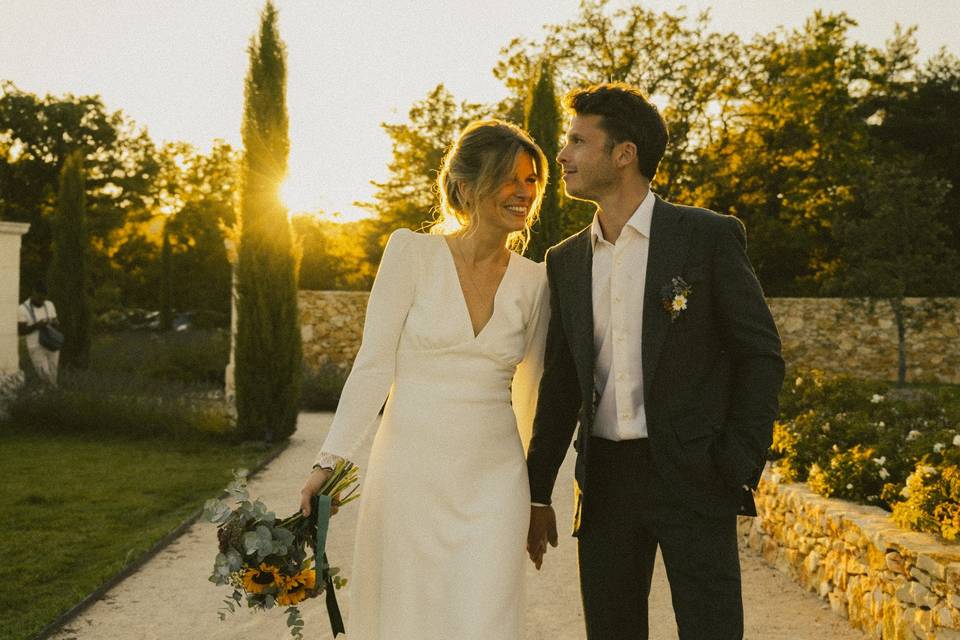 Séance de couple et sunset