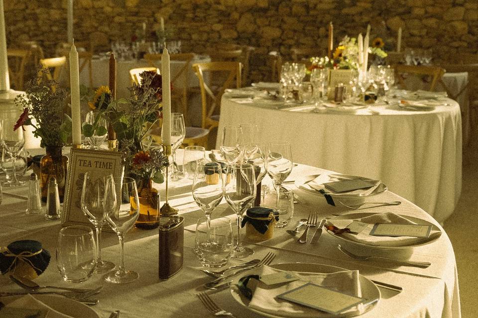 Table et décorations
