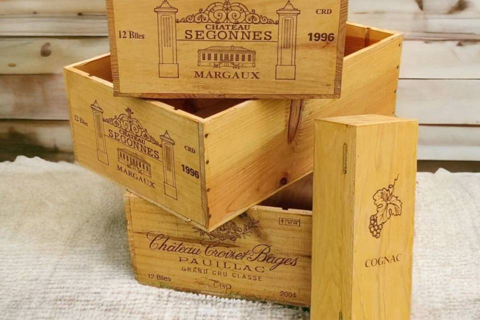 Caisse bouteille à vin