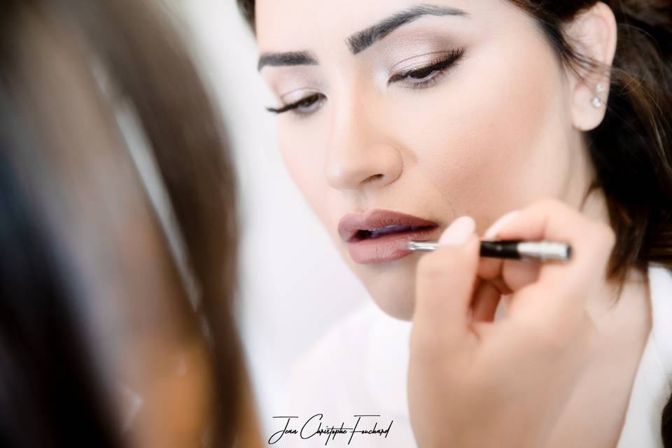 Maquillage de la mariée