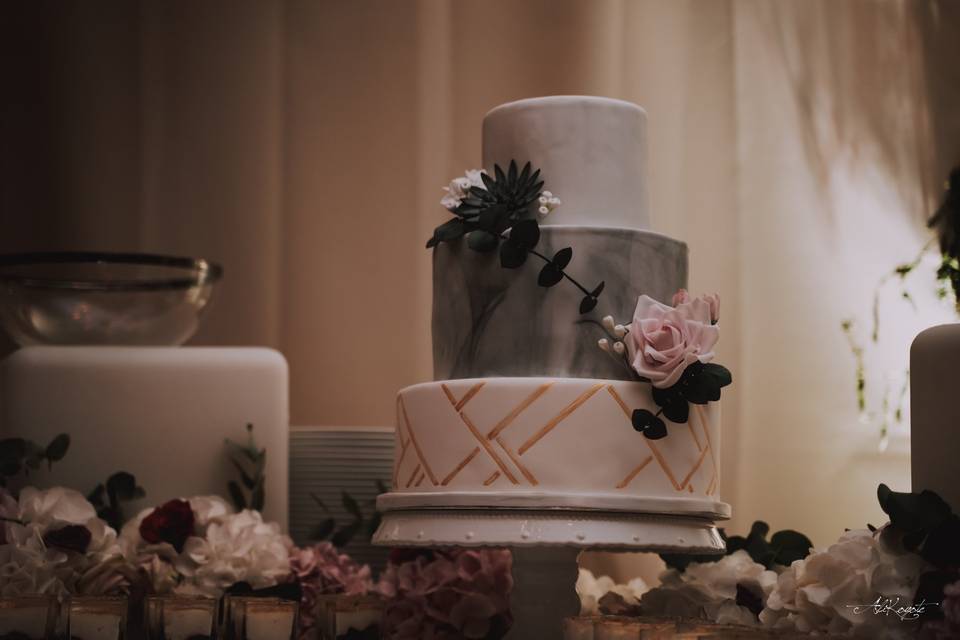 Wedding cake thème château