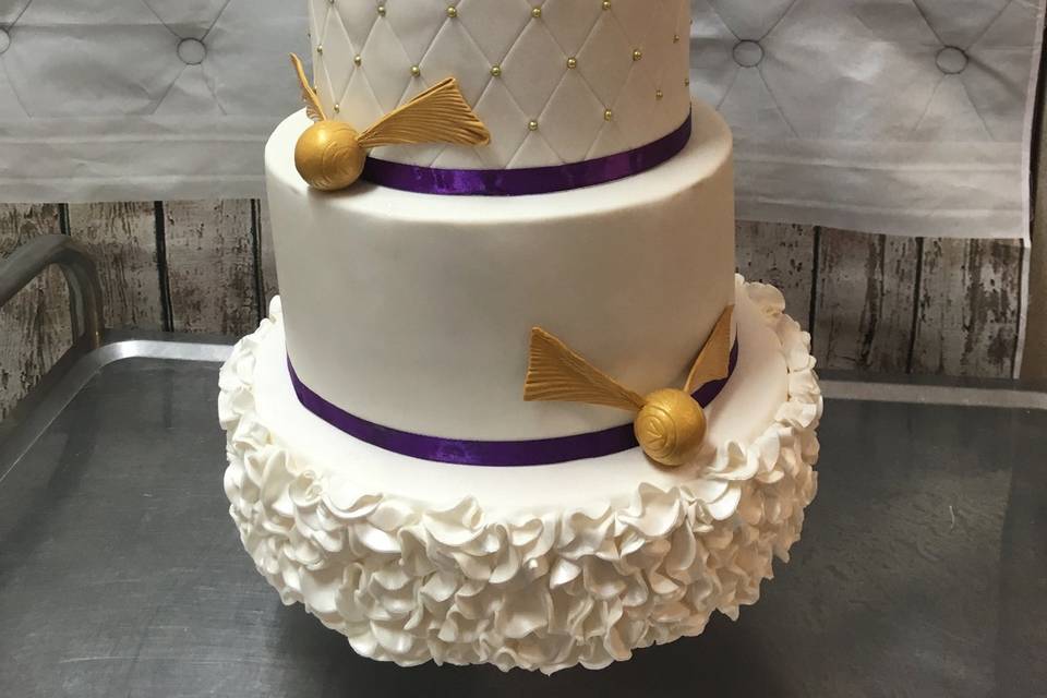 Wedding cake tipi et callas
