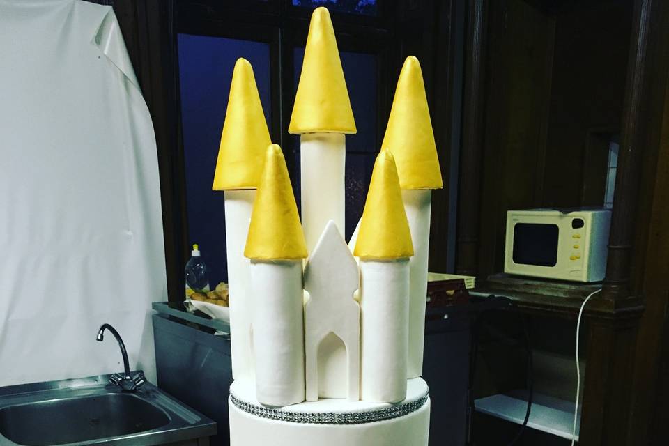 Wedding cake thème château