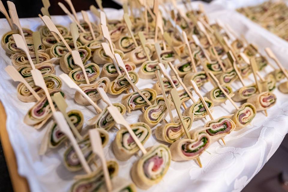 Plateau de canapes varies