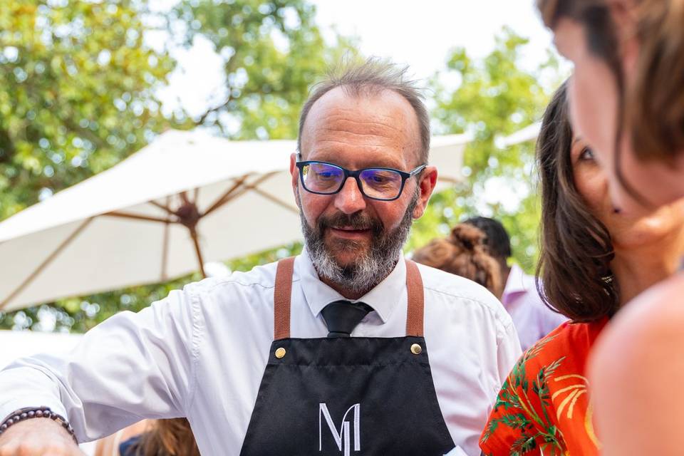 Portrait du chef posant