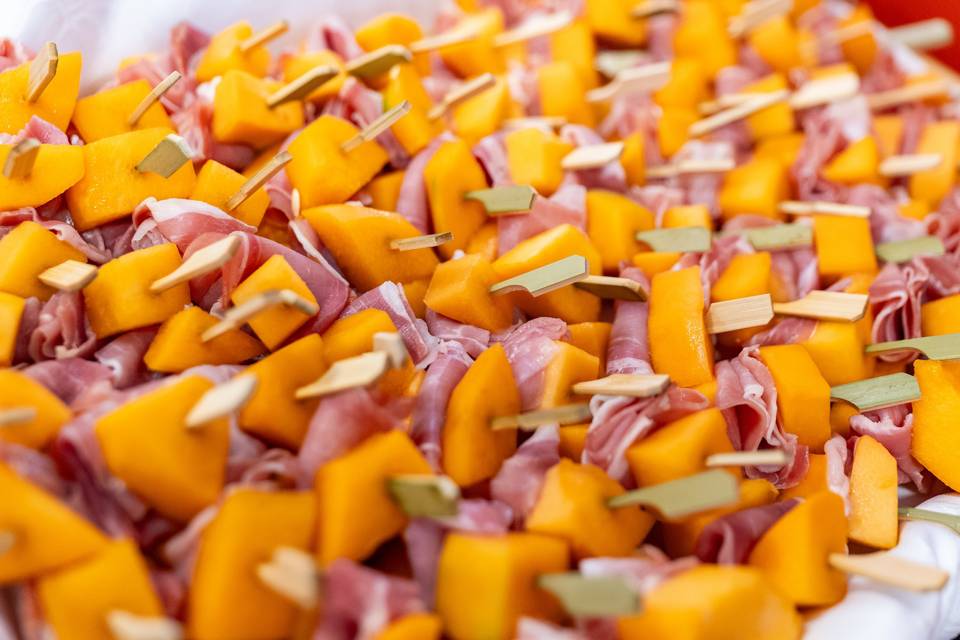 Selection de bouchees aperitives