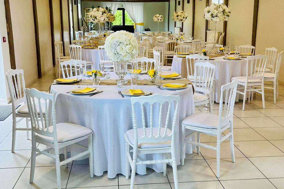 Location Chaises blanches