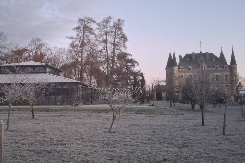 L'orangerie en hiver