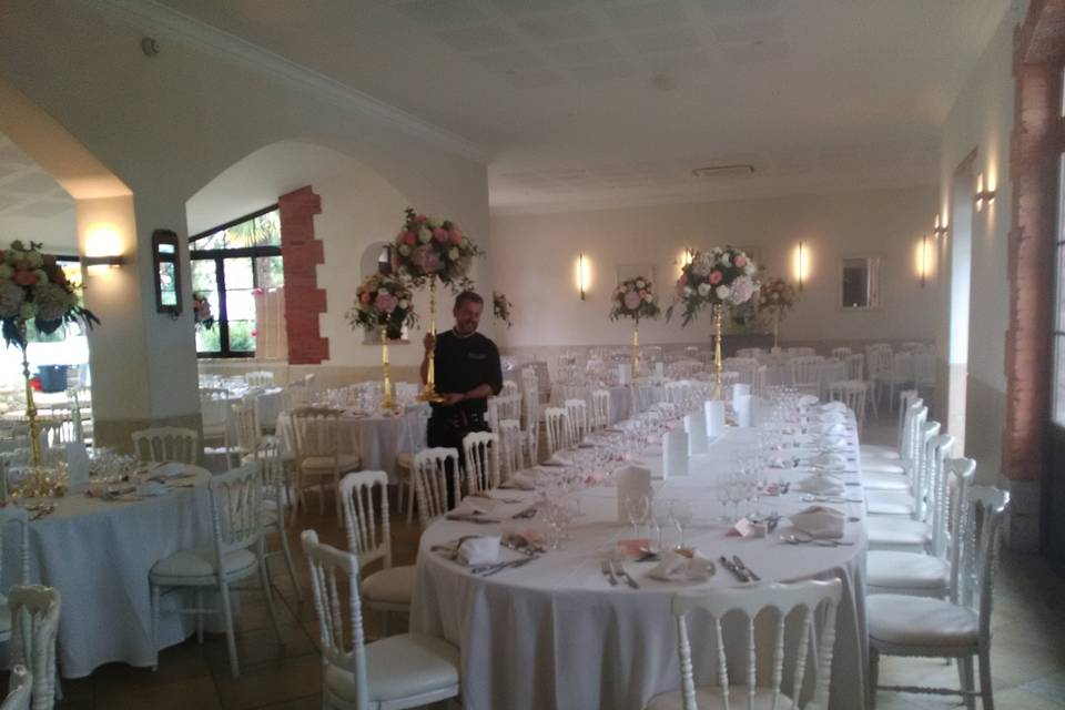 Le chic du blanc + art floral