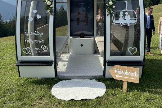 Photo booth video telecabine