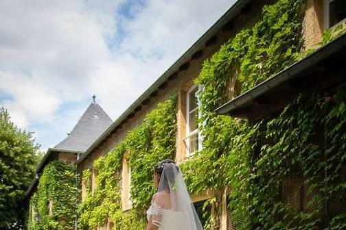 La robe et le bouquet