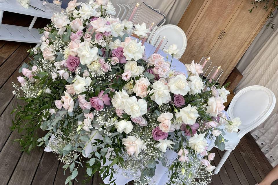 Tables demande en mariage