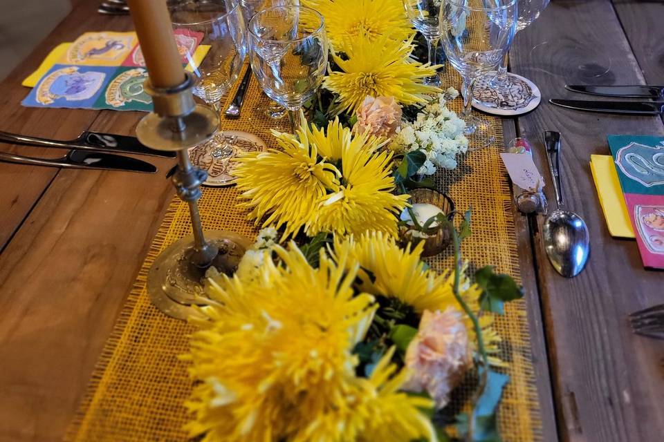 Table décorée