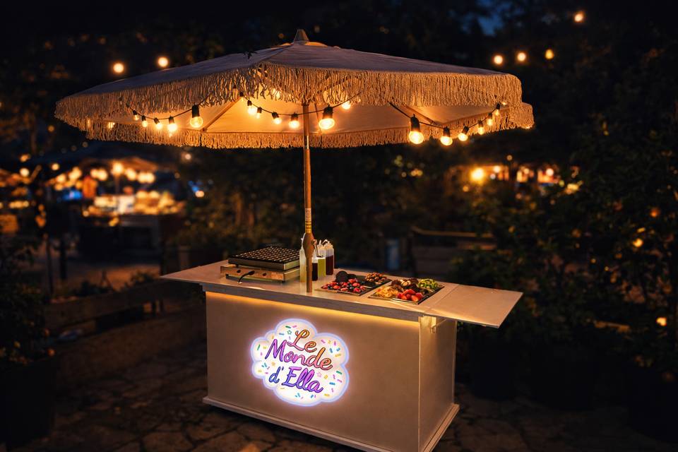 Bar à mini pancakes