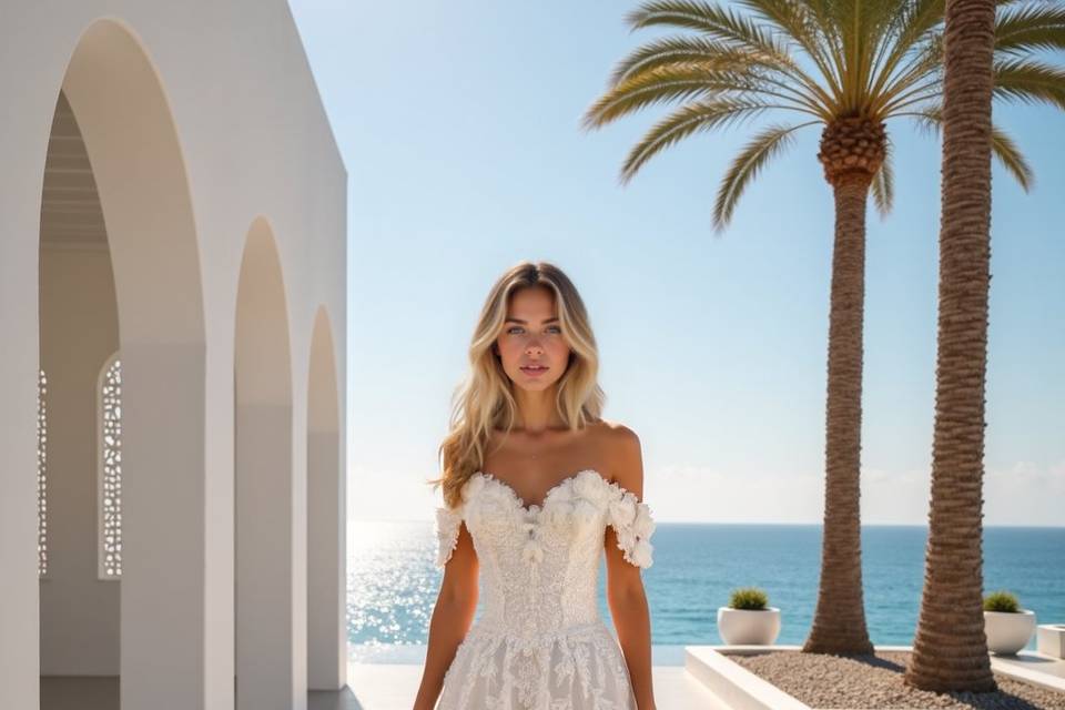 Taffetas robe Grangues