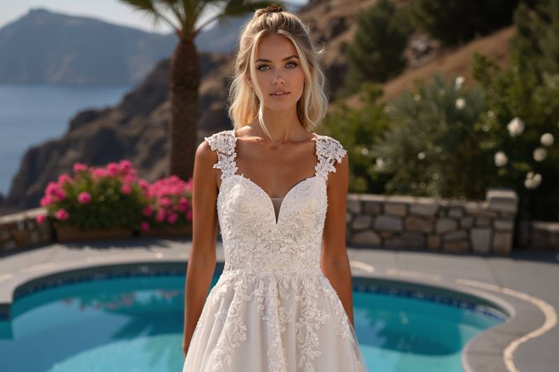 Taffetas robe Houlgate