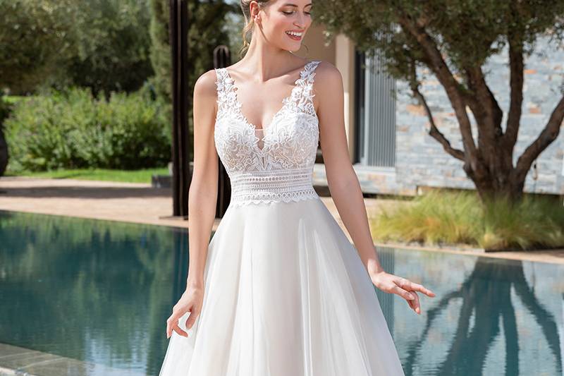 Taffetas robe Dune