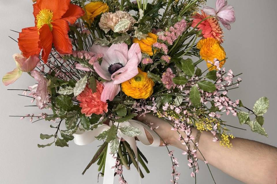 Bouquet de mariée champêtre