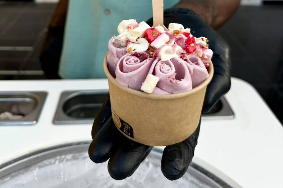 Framboise, Litchi et chamallow