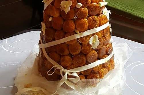 Gâteau de mariage pâte a sucre