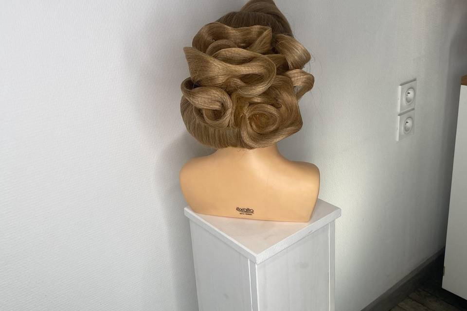 Chignon artistique