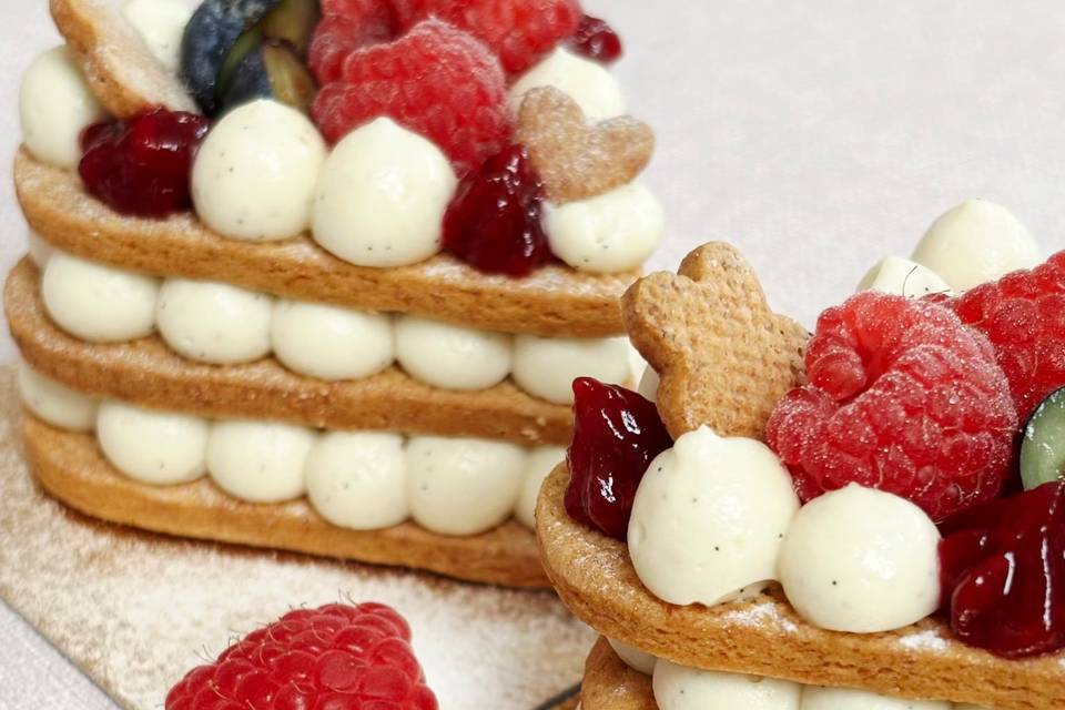 Mini fraisier sans gluten