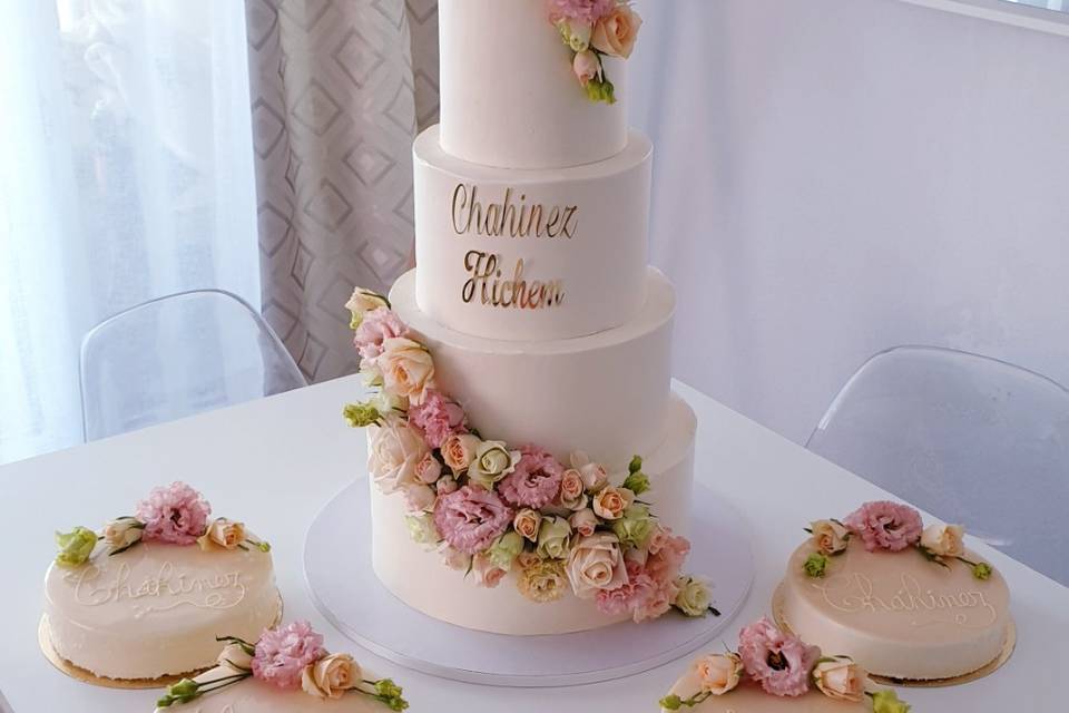 Wedding cake chahinez et hiche