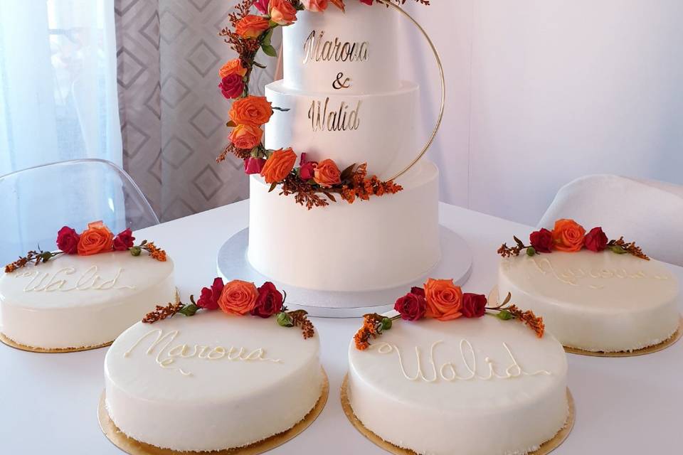 Weddingcake Maroua et Walid