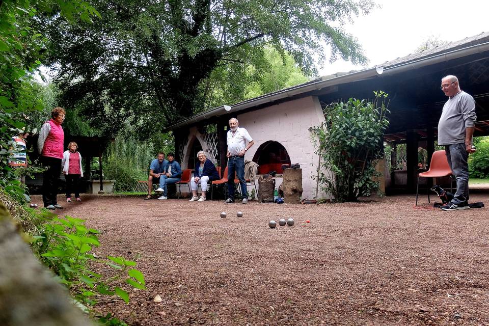 La partie de boules du dimanch