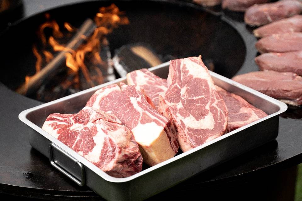 Côte de boeuf maturé au braser
