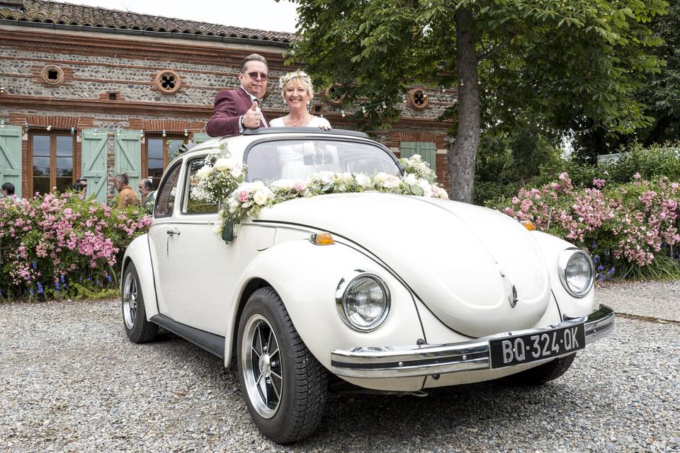 Mariage, portrait des mariés