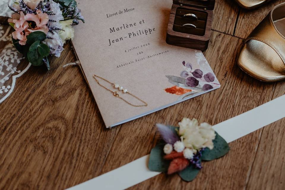 Les petits détails du mariage