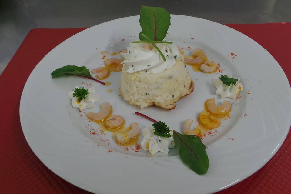 Plat Menu réception