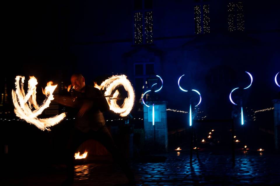 Dragonstaff feu